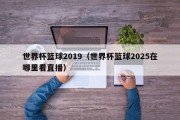 世界杯篮球2019（世界杯篮球2025在哪里看直播）