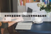世界杯各家球衣（2022年世界杯各队球衣）