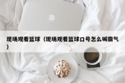 现场观看篮球（现场观看篮球口号怎么喊霸气）