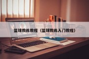 篮球教练教程（篮球教练入门教程）